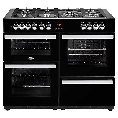 Belling Cookcentre 110DFT Dual Fuel Range Cooker Black Belling Cookcentre 110DFT Dual Fuel Range Cooker Black